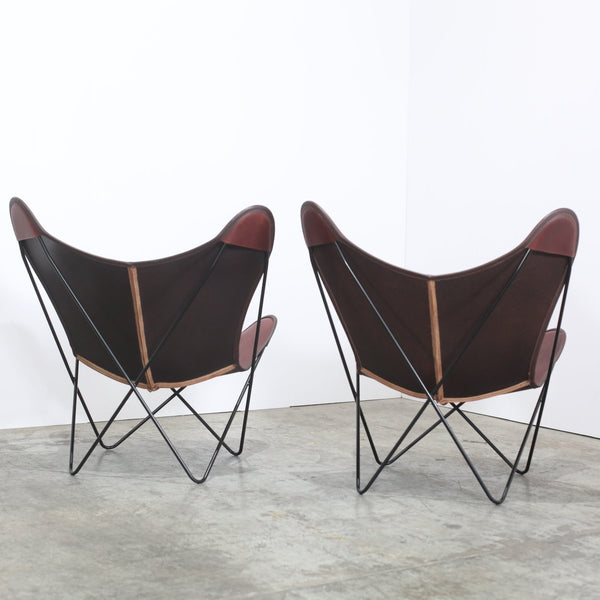 BKF Butterfly Chairs by Jorge Ferrari Hardoy, Set of Two @ REHAUS