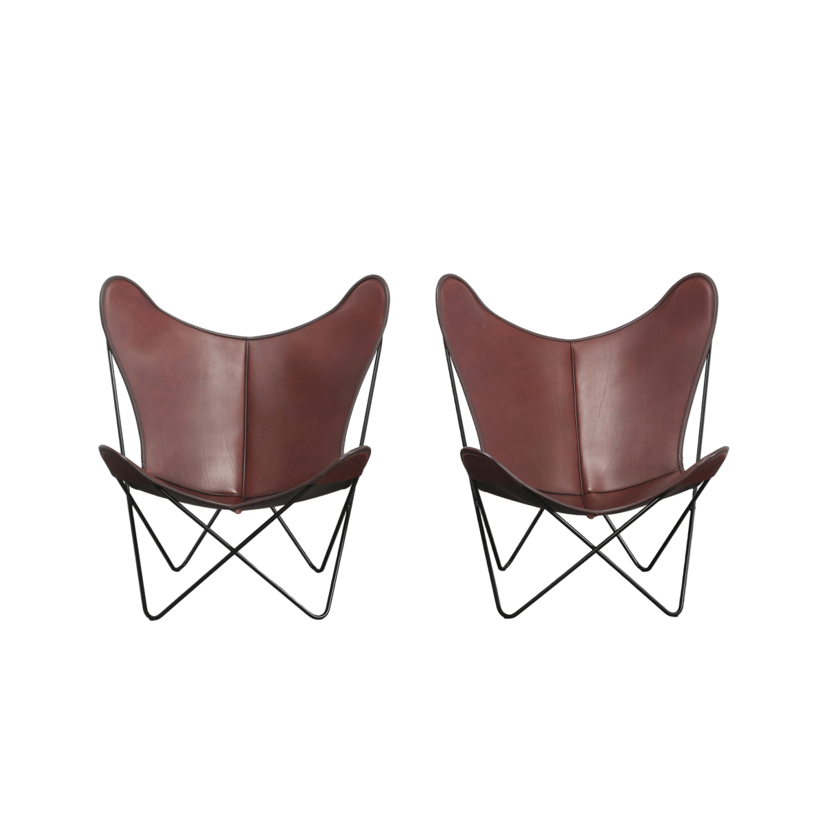 BKF Butterfly Chairs by Jorge Ferrari Hardoy, Set of Two @ REHAUS
