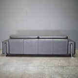 Black Leather Sofa by Roche Bobois - REHAUS - Roche Bobois