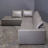 BoConcept Leather Mezzo Corner Chaise Sectional Sofa @ REHAUS