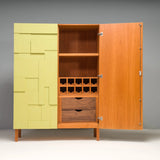 British Pinch Green Alba Kitchen Storage Armoire - REHAUS - British Pinch