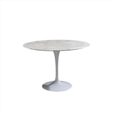 Calacatta Marble Round Knoll Saarinen Dining Table - REHAUS - Knoll