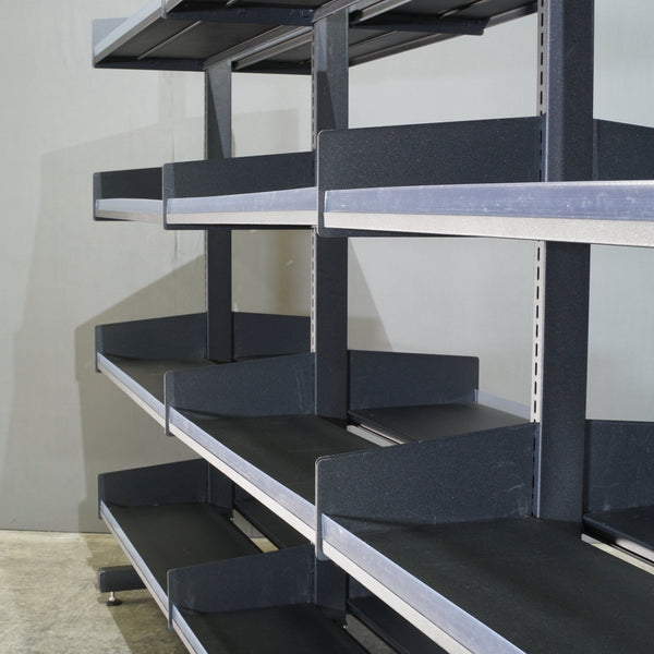 Cantilever Double Sided Shelving Unit @ REHAUS