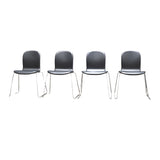 Cappellini Stackable Tate Chair in Black by Jasper Morrison - REHAUS - Cappellini