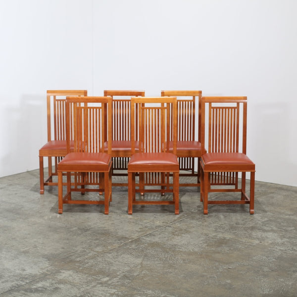 Cassina 614 Coonley 2 Chairs by Frank Lloyd Wright, Set of Six @ REHAUS