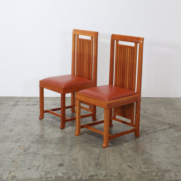 Cassina 614 Coonley 2 Chairs by Frank Lloyd Wright, Set of Six @ REHAUS