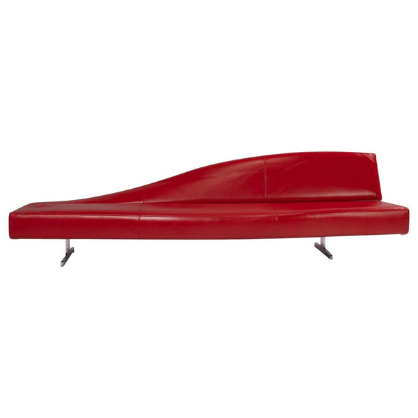 Cassina Asped Red Leather Sofa By Jean - Marie Massaud, 2005 - REHAUS - Jean - Marie Massuad