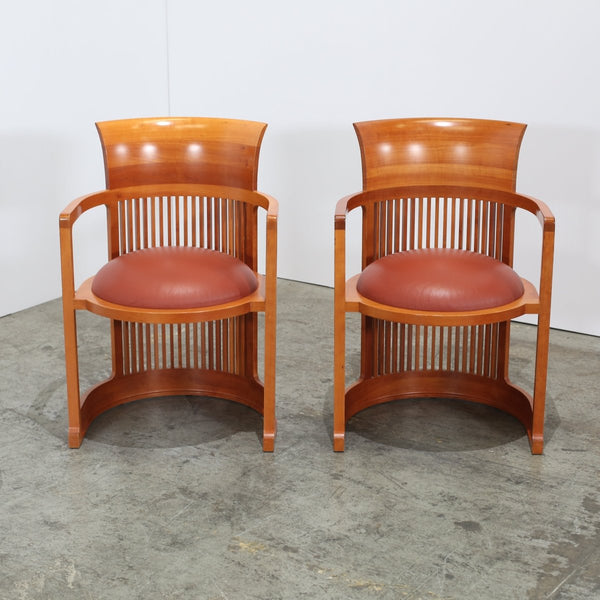Cassina Barrel Chairs by Frank Lloyd Wright, Set of Two @ REHAUS