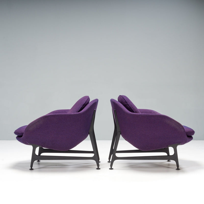 Cassina by Jaime Hayon Vico Purple Two Seater Sofa and Armchairs, Set of 3 - REHAUS - jaime Hayon