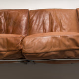 Cassina by Le Corbusier Tan Leather LC3 Grand Confort Three Seat Sofa - REHAUS - Le Corbusier