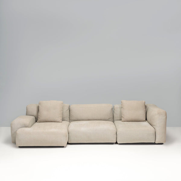 Cassina by Piero Lissoni Grey Mex Cube Sectional Corner Sofa - REHAUS - Piero Lissoni