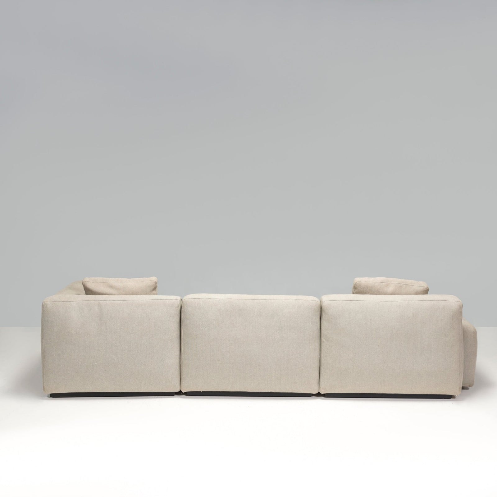 Cassina by Piero Lissoni Grey Mex Cube Sectional Corner Sofa - REHAUS - Piero Lissoni