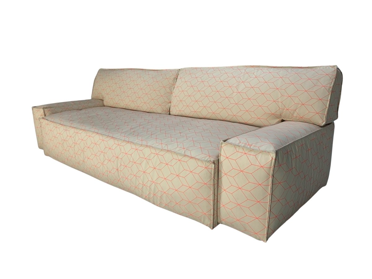 Cassina MyWorld 4 - Seat Sectional Sofa - In Geometric - Print Canvas @ REHAUS