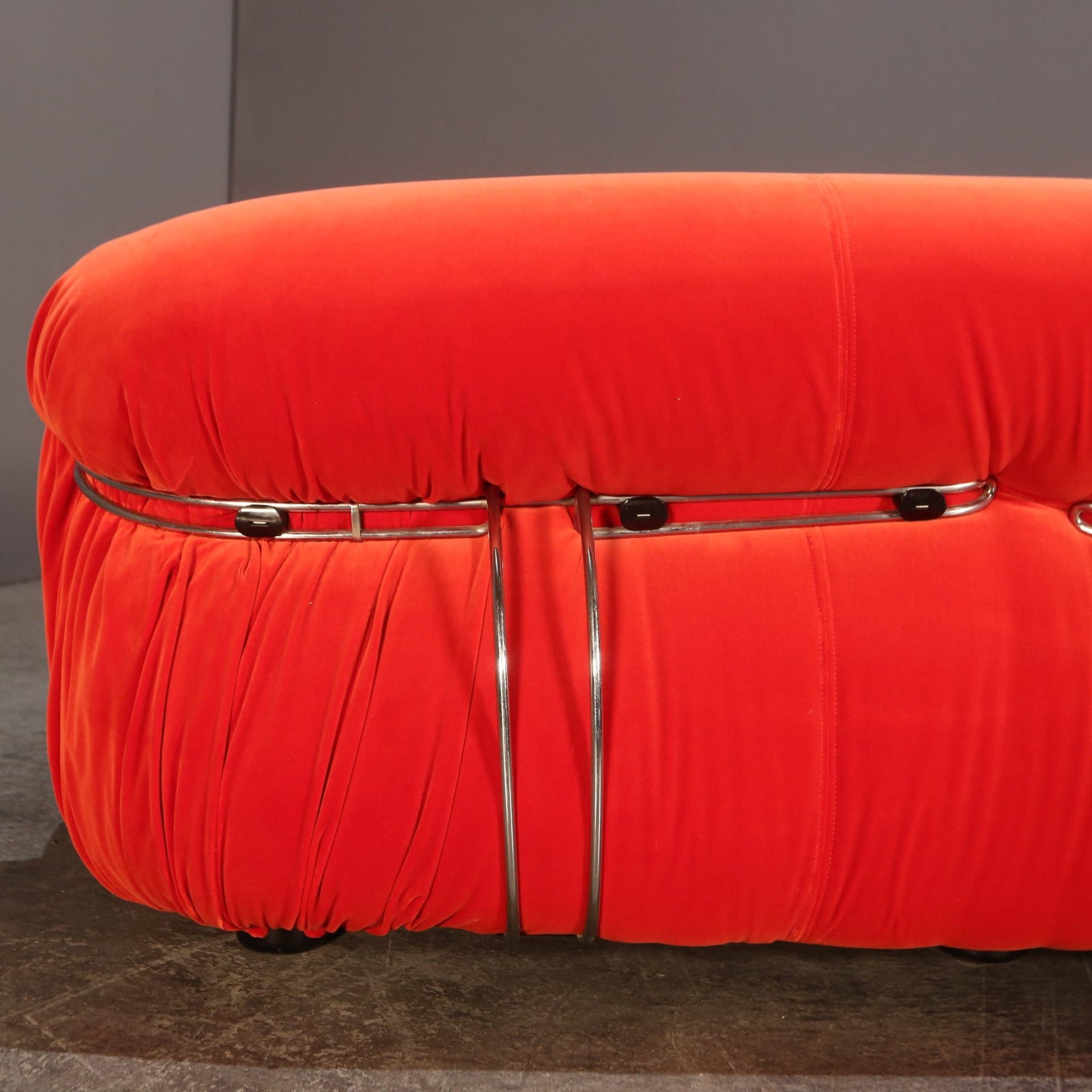 Cassina Soriana Three Seater Sofa and Ottoman by Afra & Tobia Scarpa @ REHAUS