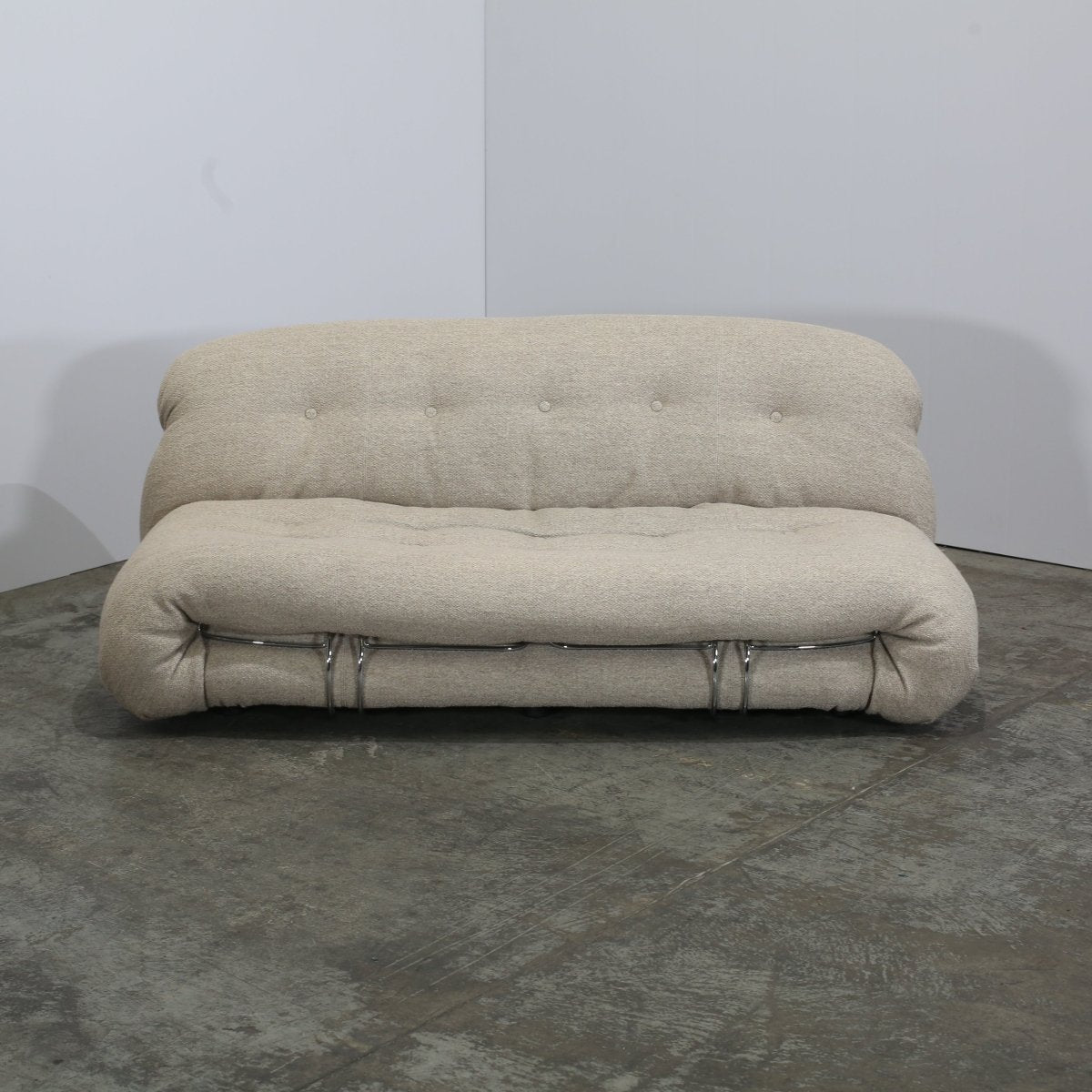 Cassina Soriana Two Seater Sofa and Ottoman by Afra & Tobia Scarpa @ REHAUS