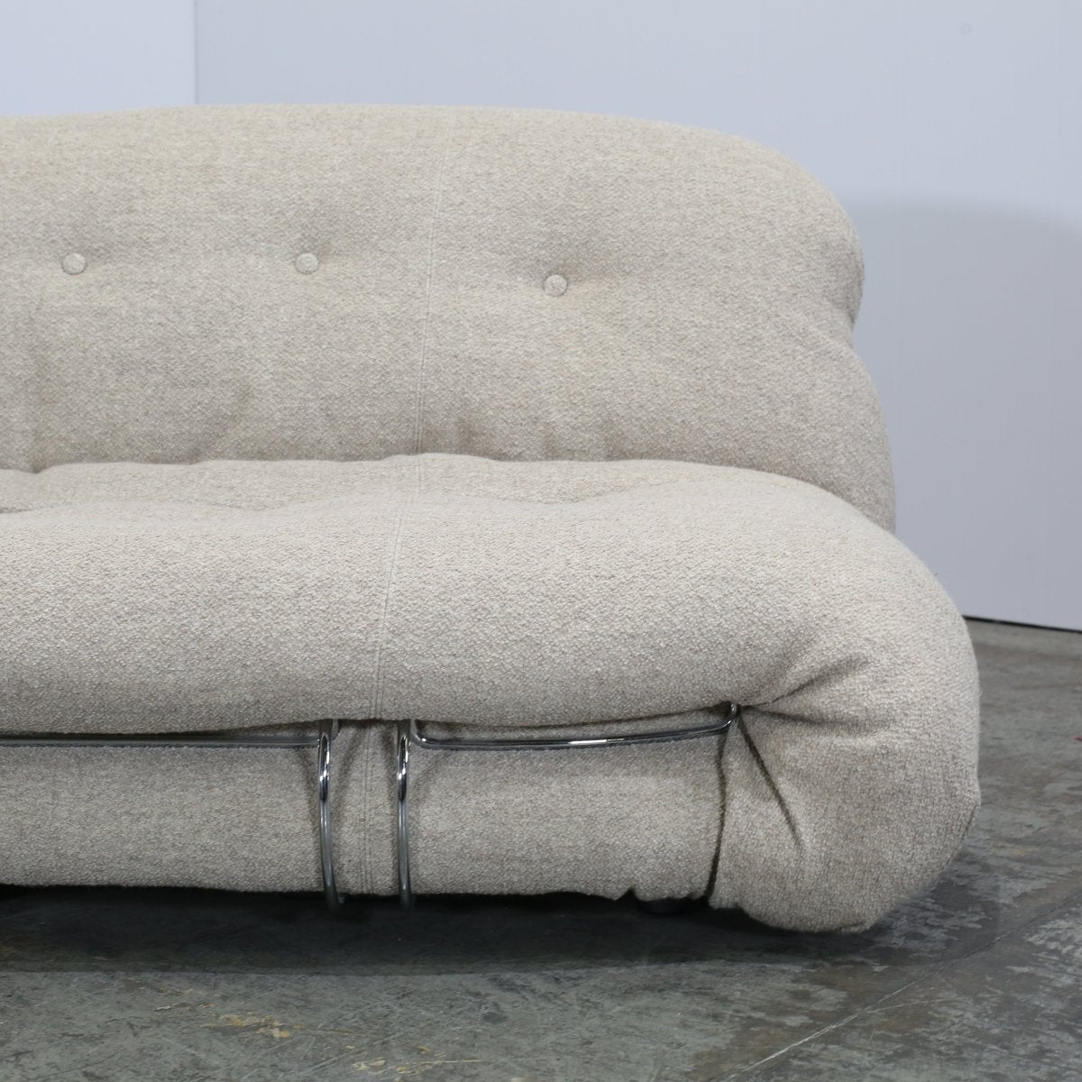 Cassina Soriana Two Seater Sofa and Ottoman by Afra & Tobia Scarpa @ REHAUS