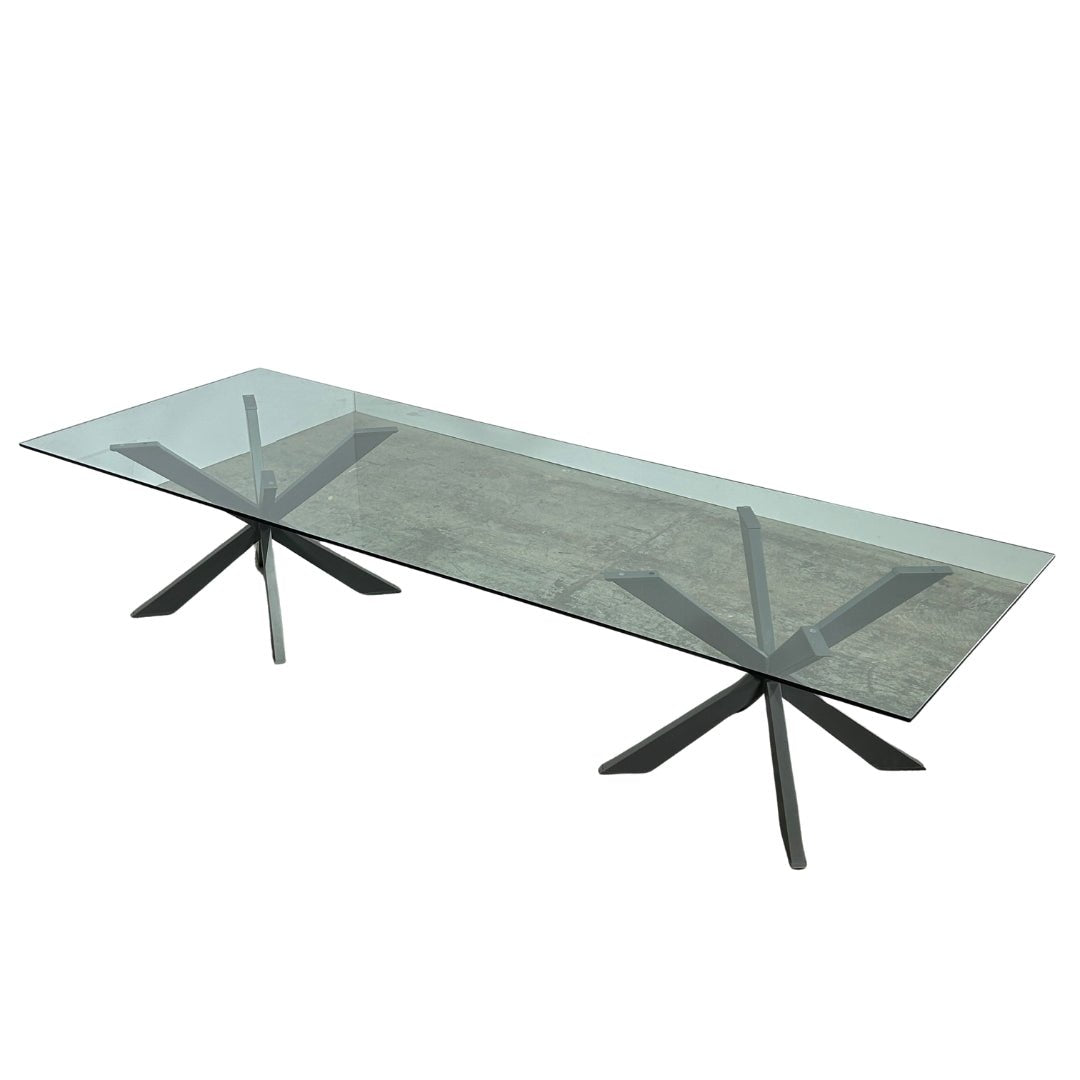 Cattelan Italia Custom Spyder Glass Dining Table @ REHAUS