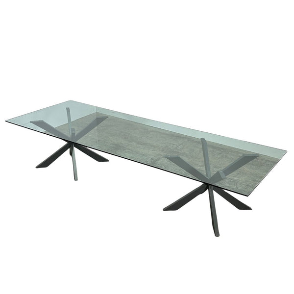 Cattelan Italia Custom Spyder Glass Dining Table @ REHAUS