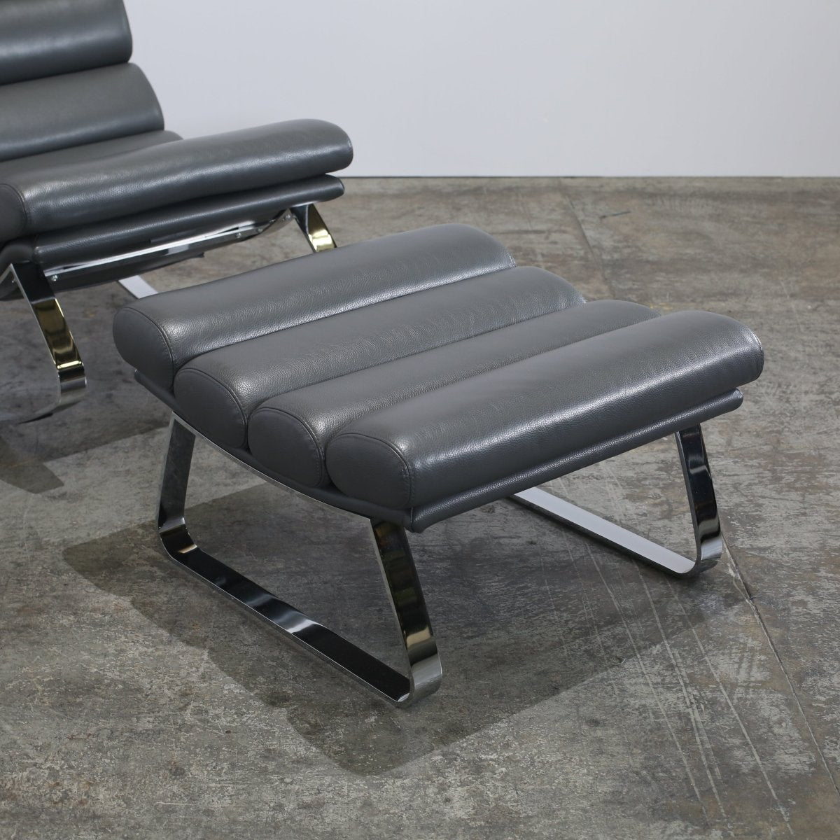 Cierre Monet Leather Rocking Chair & Footstool @ REHAUS