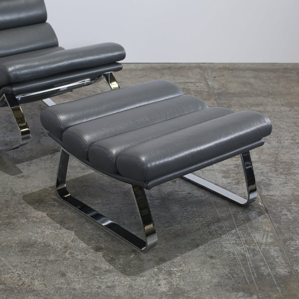 Cierre Monet Leather Rocking Chair & Footstool @ REHAUS