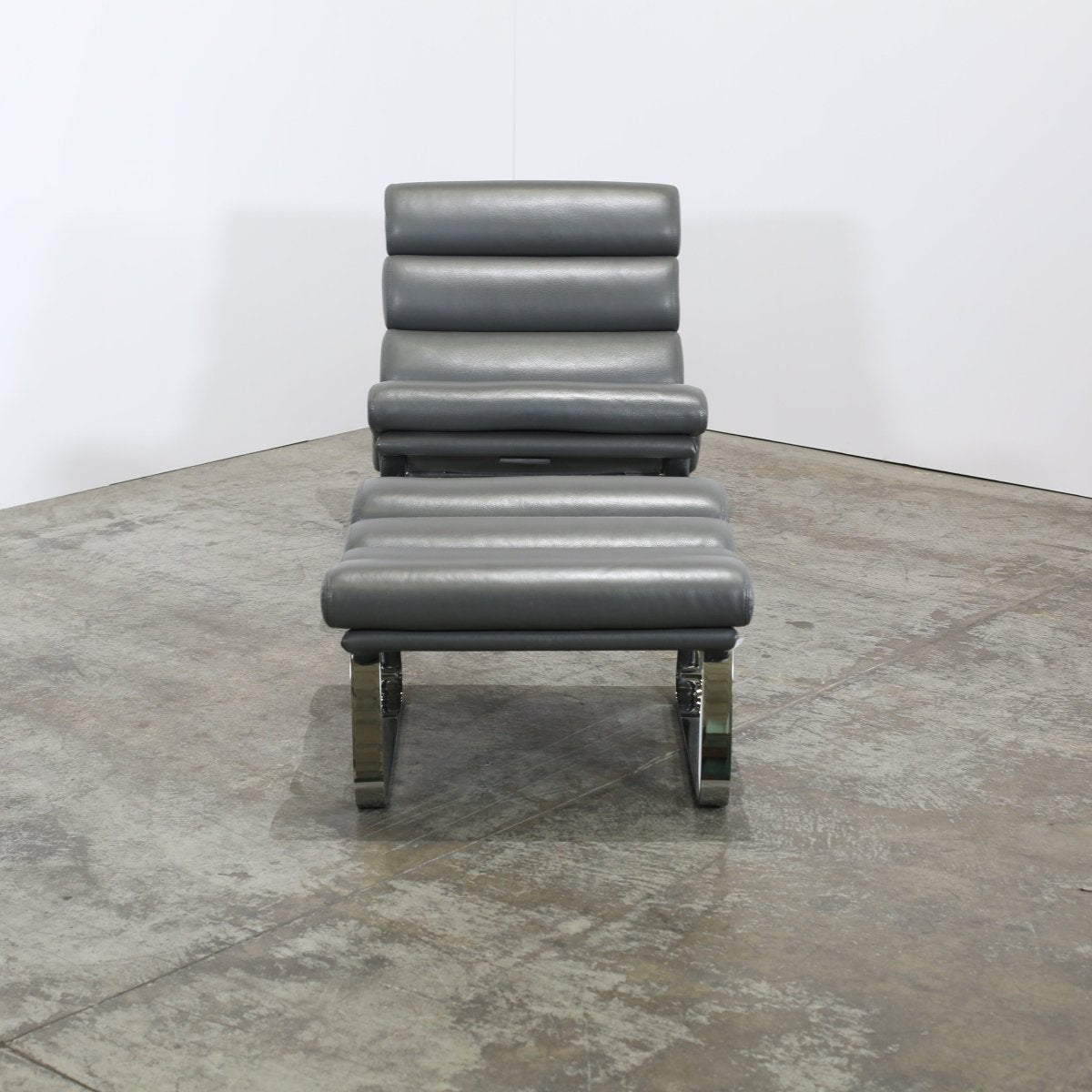 Cierre Monet Leather Rocking Chair & Footstool @ REHAUS