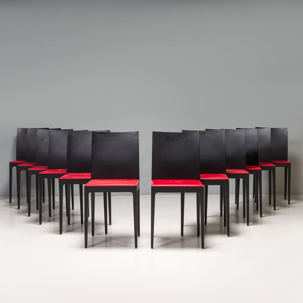 Crassevig by Ludovica & Roberto Palomba Anna R Black Oak Dining Chairs Set of 12 - REHAUS - Ludovica & Roberto Palomba