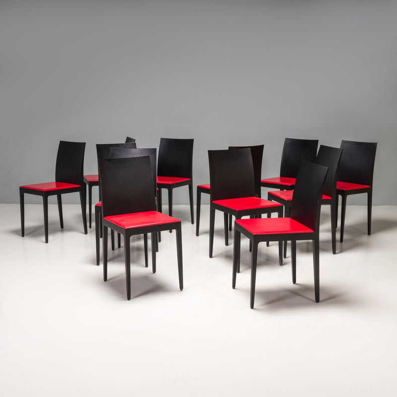 Crassevig by Ludovica & Roberto Palomba Anna R Black Oak Dining Chairs Set of 12 - REHAUS - Ludovica & Roberto Palomba