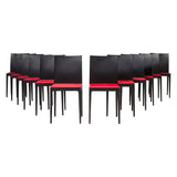 Crassevig by Ludovica & Roberto Palomba Anna R Black Oak Dining Chairs Set of 12 - REHAUS - Ludovica & Roberto Palomba