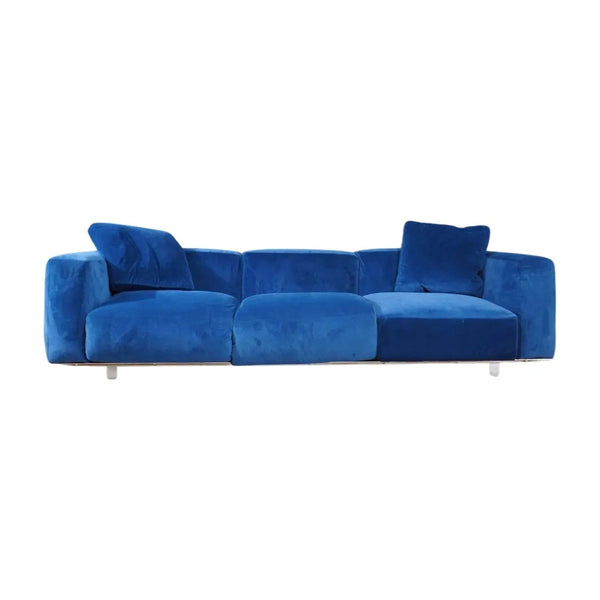 Daytona by Giuseppe Bavuso for Alivar Blue Velvet Sofa - REHAUS - Alivar