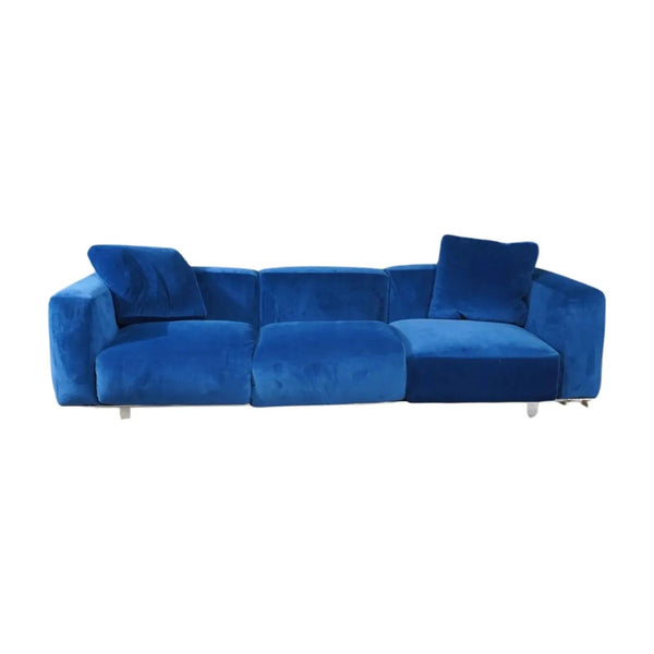 Daytona by Giuseppe Bavuso for Alivar Blue Velvet Sofa - REHAUS - Alivar