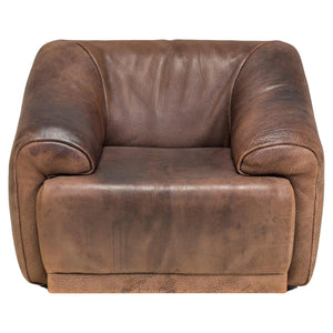 De Sede Brown Buffalo Leather Armchair, 1970s - REHAUS - De Sede