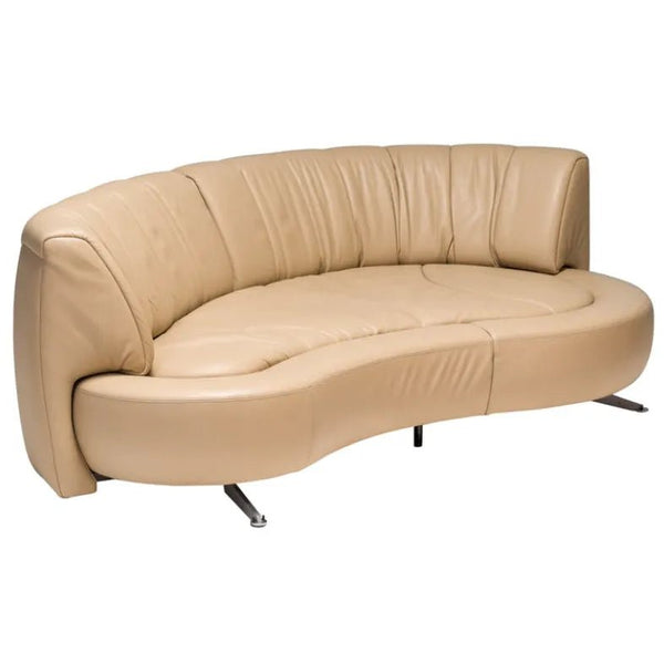 De Sede by Hugo de Ruiter Beige Leather DS - 164/29 Sofa - REHAUS - Hugo de Ruiter