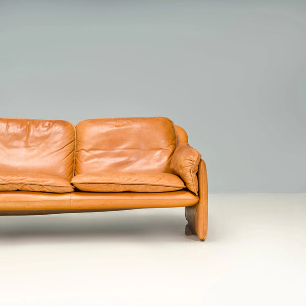 De Sede DS - 61 Cedar Brown Leather Sofa, 1972 - REHAUS - De Sede