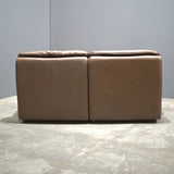 De Sede DS - 66 Brown Leather Sofa - REHAUS - De Sede