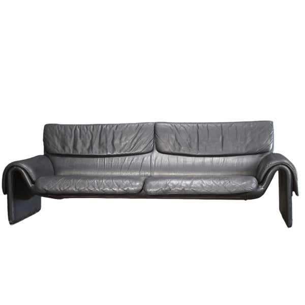 De Sede DS2011 Black Leather Sofa @ REHAUS