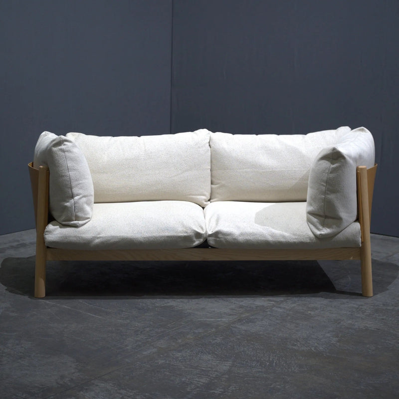 DePadova Yak Two Seater Sofa with Leather Arms and Back by Paolo Lucidi and Luca Pevere - REHAUS - DePadova