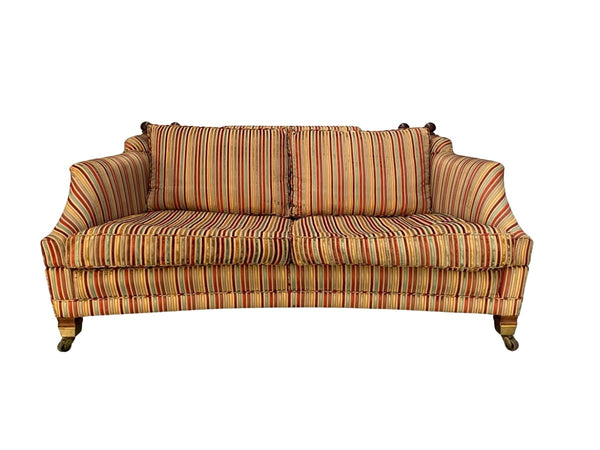 Duresta Hornblower Large 2.5 - Seat Sofa - In Striped Velvet Fabric @ REHAUS