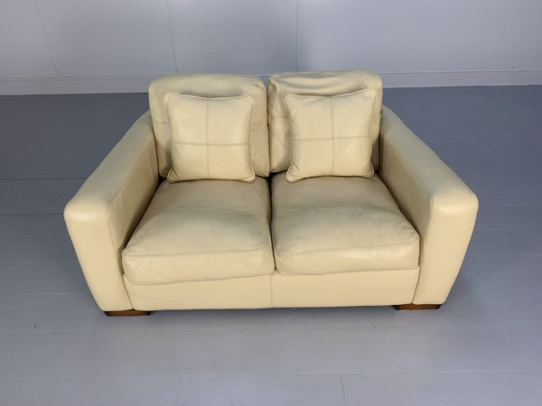 Duresta Panther 2 - Seat Sofa - In Cream Leather @ REHAUS