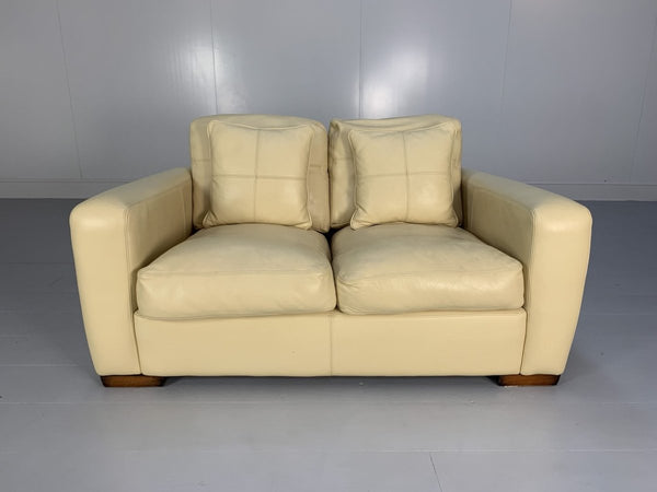 Duresta Panther 2 - Seat Sofa - In Cream Leather @ REHAUS