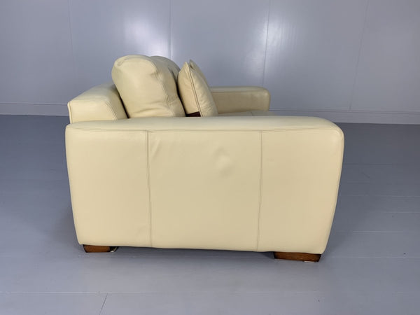 Duresta Panther 2 - Seat Sofa - In Cream Leather @ REHAUS