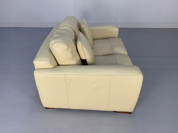 Duresta Panther 2 - Seat Sofa - In Cream Leather @ REHAUS