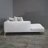 DWR Grey Como Chaise by Giorgio Soressi @ REHAUS