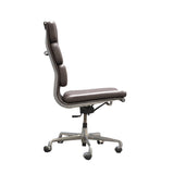 Eames Soft Pad EA219 Armless High Back Leather Office Chair by ICF - REHAUS - ICF