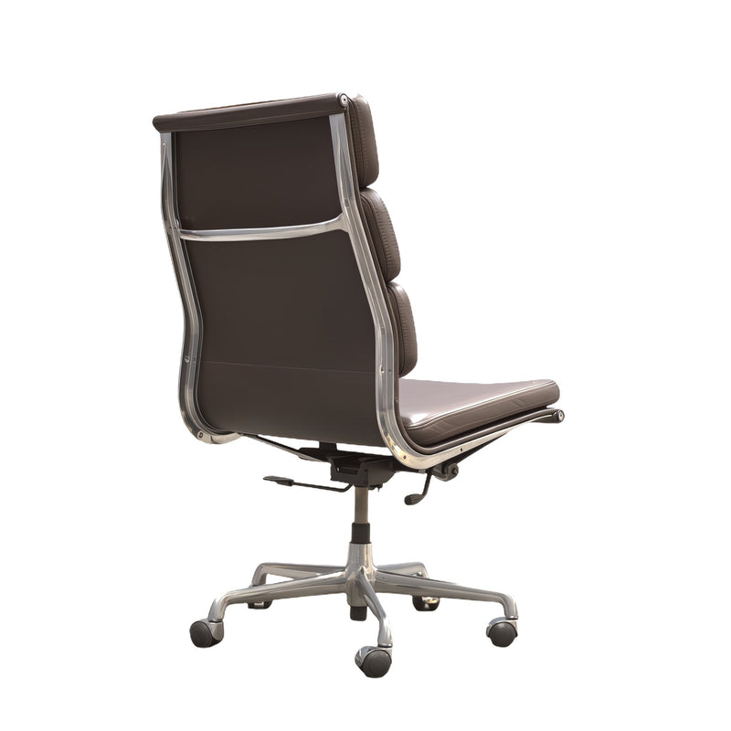 Eames Soft Pad EA219 Armless High Back Leather Office Chair by ICF - REHAUS - ICF