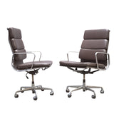 Eames Soft Pad EA219 High Back Leather Office Chair by ICF - REHAUS - ICF