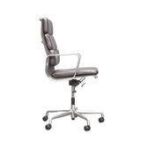 Eames Soft Pad EA219 High Back Leather Office Chair by Vitra - REHAUS - Vitra