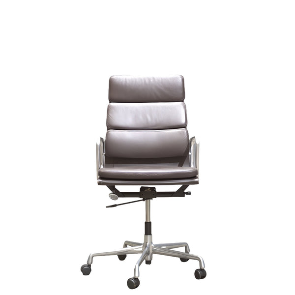 Eames Soft Pad EA219 High Back Leather Office Chair by Vitra - REHAUS - Vitra