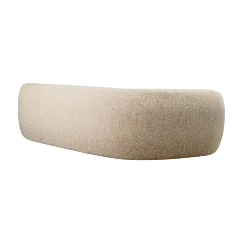 Eichholtz Blaine Curved Sofa in Beige Boucle - REHAUS - Eichholtz