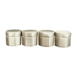 Eichholtz Fabric Covered stool in Grey (Set of 4) - REHAUS - Eichholtz