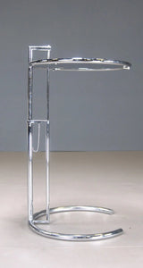 Eileen Gray Chrome Glass Side Table - REHAUS - Eileen Gray